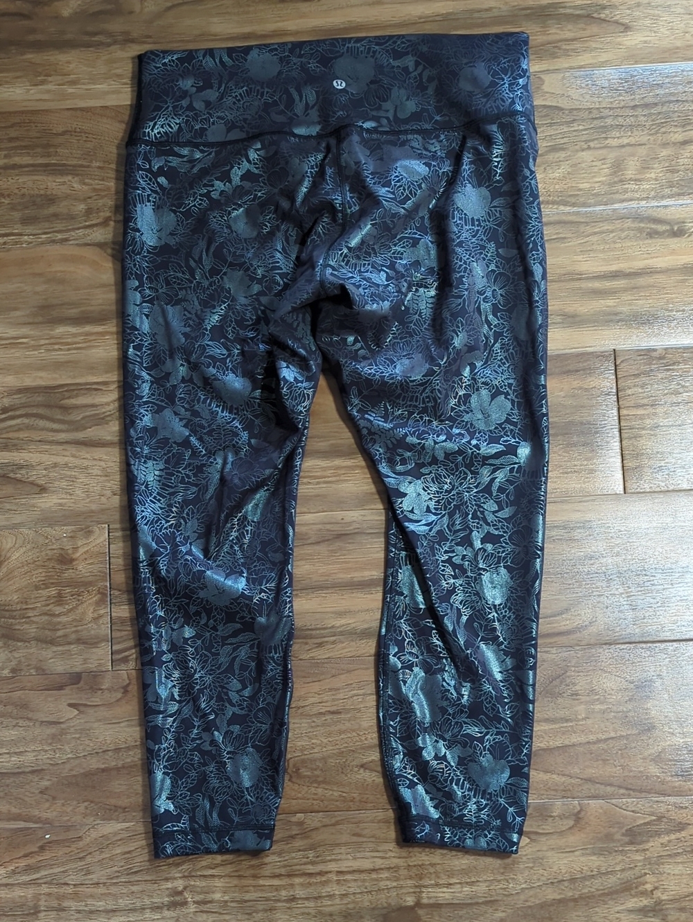 Lululemon Wunder Under Foil Irredecent Floral Print - Picture 3 of 9